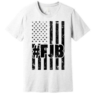 FJB F Joe Biden Vintage American Flag Premium T-Shirt