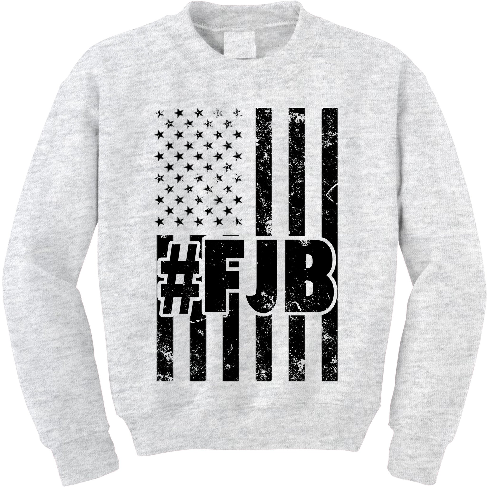 FJB F Joe Biden Vintage American Flag Kids Sweatshirt