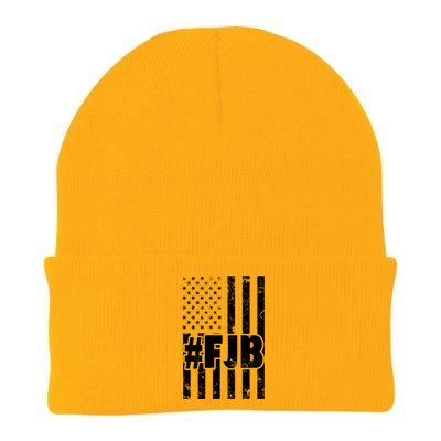 FJB F Joe Biden Vintage American Flag Knit Cap Winter Beanie