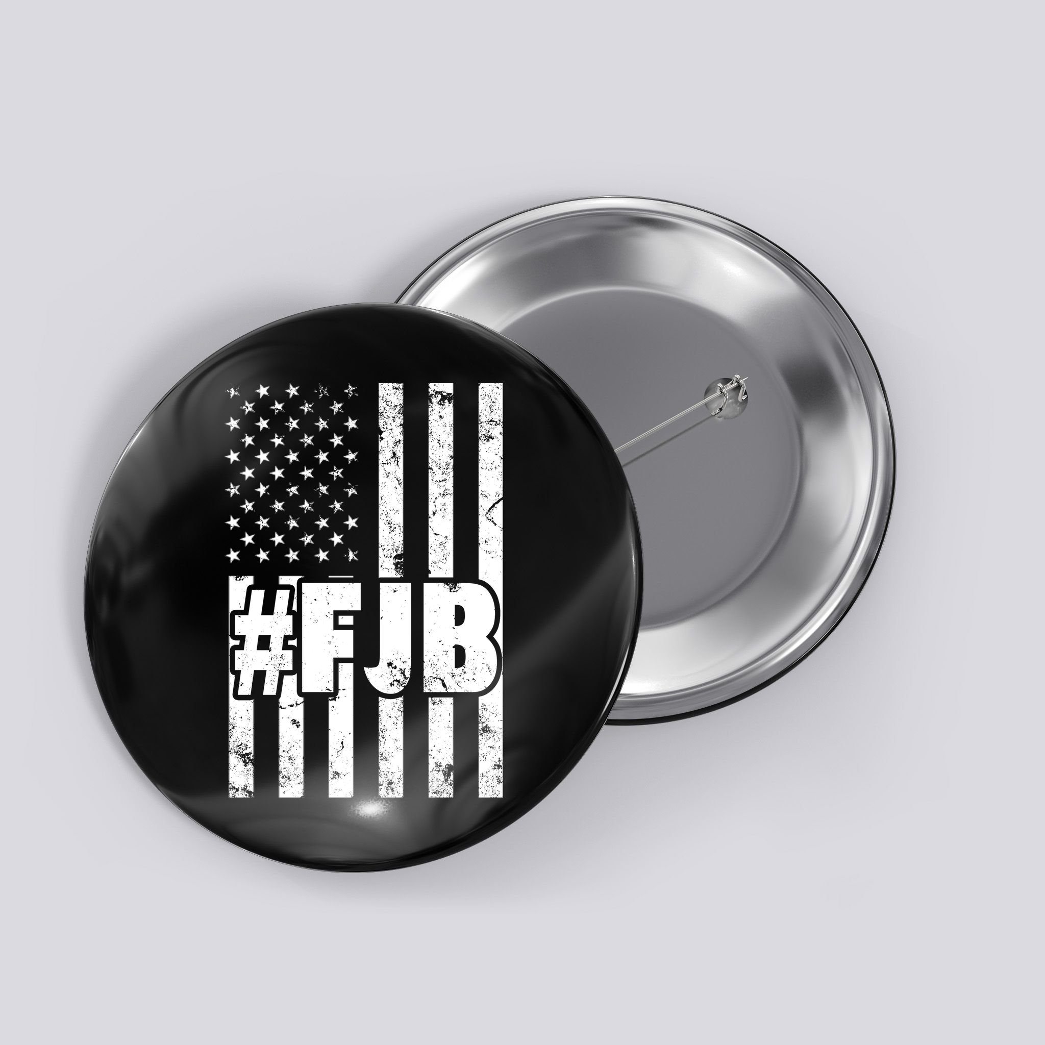 FJB F Joe Biden Vintage American Flag Button