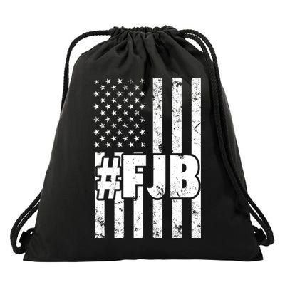 FJB F Joe Biden Vintage American Flag Drawstring Bag
