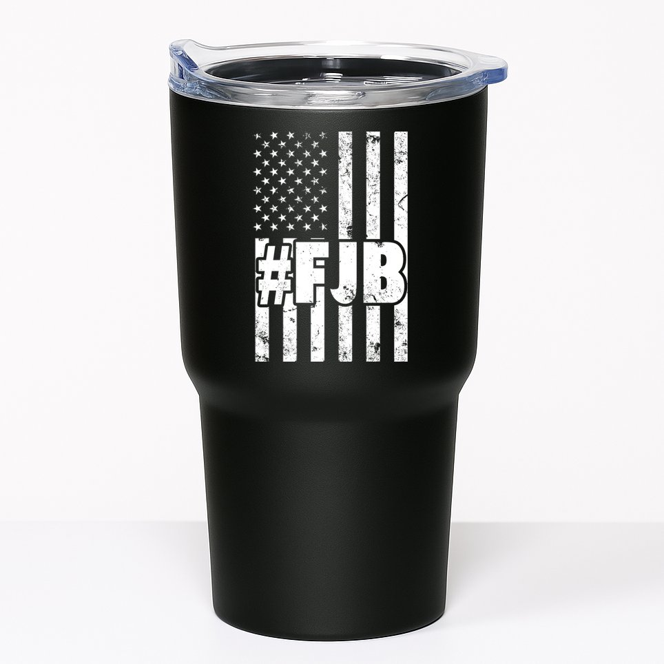 FJB F Joe Biden Vintage American Flag Tumbler