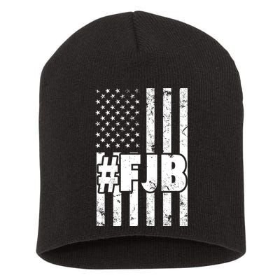 FJB F Joe Biden Vintage American Flag Short Acrylic Beanie