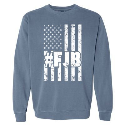 FJB F Joe Biden Vintage American Flag Garment-Dyed Sweatshirt