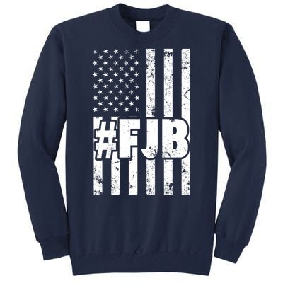 FJB F Joe Biden Vintage American Flag Tall Sweatshirt