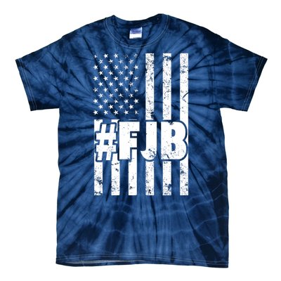 FJB F Joe Biden Vintage American Flag Tie-Dye T-Shirt