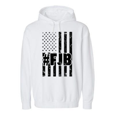 FJB F Joe Biden Vintage American Flag Garment-Dyed Fleece Hoodie