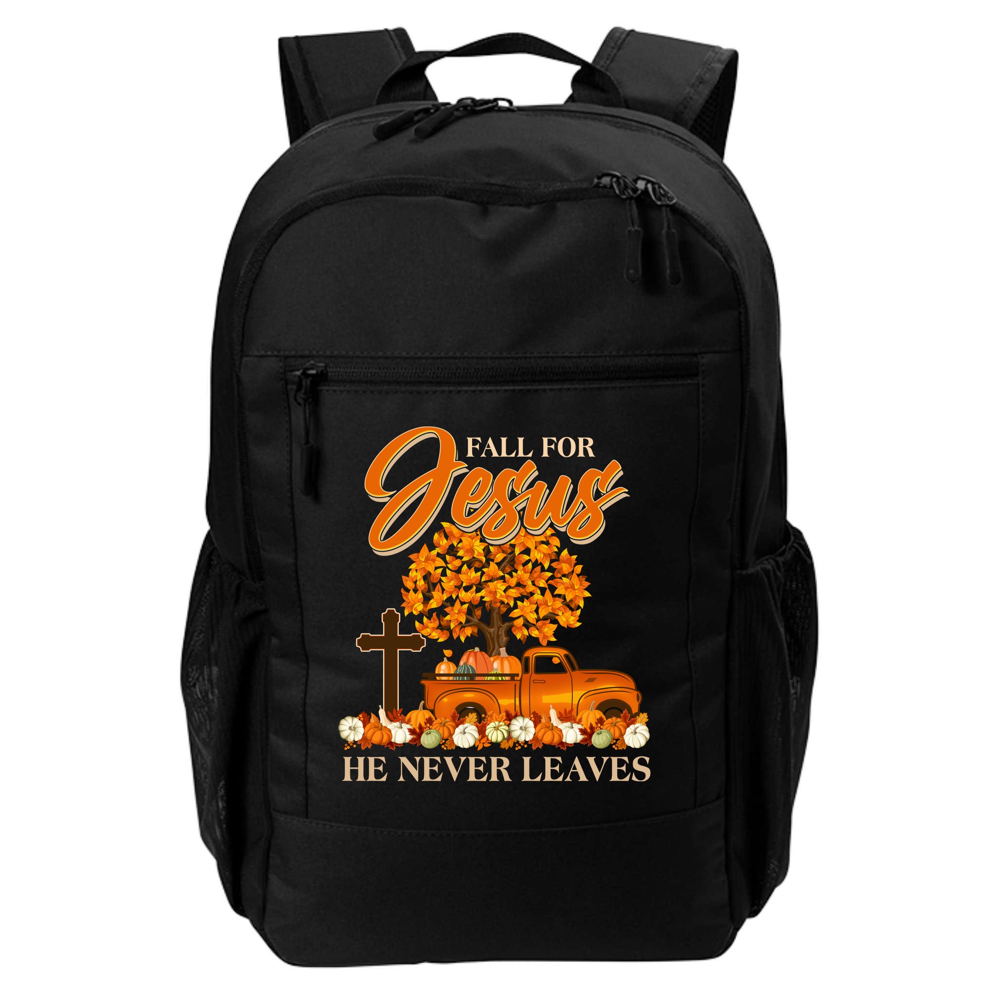 Fall For Jesus Ne Never Leaves Backpack