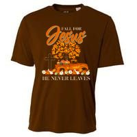 Fall For Jesus Ne Never Leaves Cooling Performance Crew T-Shirt