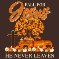 Fall For Jesus Ne Never Leaves Cooling Performance Crew T-Shirt