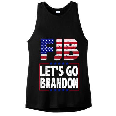 FJB F Joe Biden Lets Go Brandon Ladies PosiCharge Tri-Blend Wicking Tank