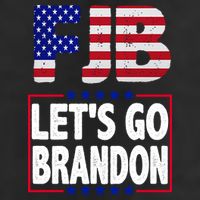 FJB F Joe Biden Lets Go Brandon Garment-Dyed Fleece Hoodie