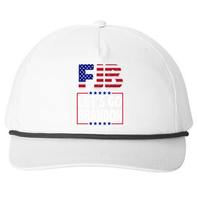 FJB F Joe Biden Lets Go Brandon Snapback Five-Panel Rope Hat