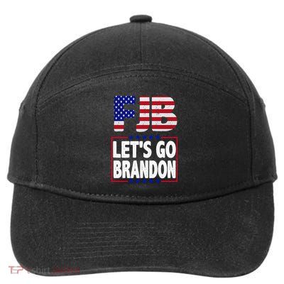 FJB F Joe Biden Lets Go Brandon 7-Panel Snapback Hat