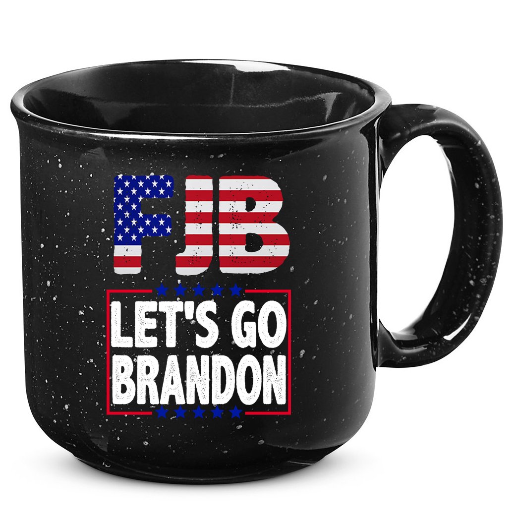 FJB F Joe Biden Lets Go Brandon 15oz Campfire Ceramic Mug