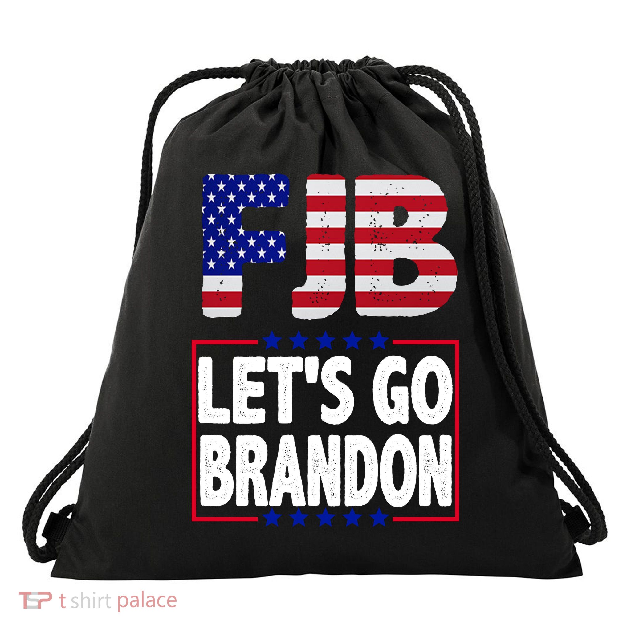 FJB F Joe Biden Lets Go Brandon Drawstring Bag