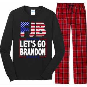 FJB F Joe Biden Lets Go Brandon Long Sleeve Pajama Set