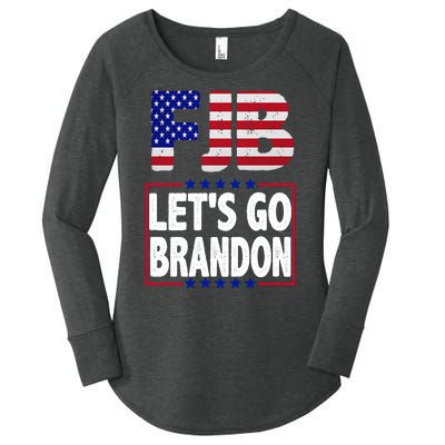 FJB F Joe Biden Lets Go Brandon Women's Perfect Tri Tunic Long Sleeve Shirt