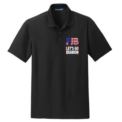 FJB F Joe Biden Lets Go Brandon Dry Zone Grid Polo