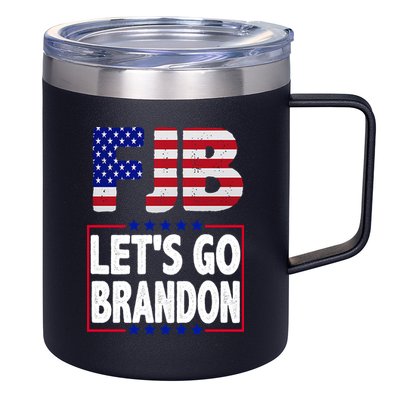 FJB F Joe Biden Lets Go Brandon 12oz Stainless Steel Coffee Mug