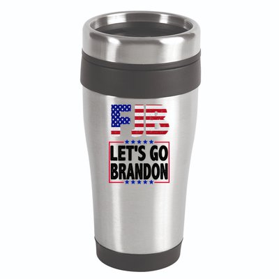FJB F Joe Biden Lets Go Brandon 16oz Travel Tumbler