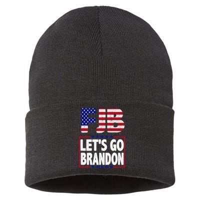 FJB F Joe Biden Lets Go Brandon Sustainable Knit Beanie