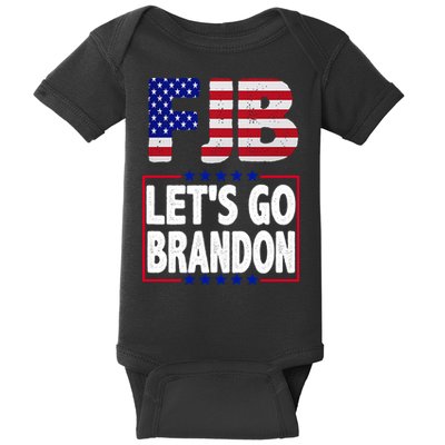 FJB F Joe Biden Lets Go Brandon Baby Bodysuit