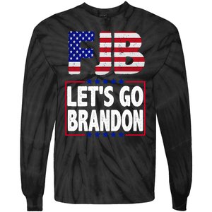 FJB F Joe Biden Lets Go Brandon Tie-Dye Long Sleeve Shirt