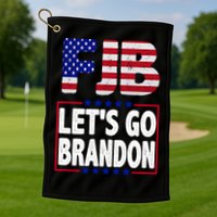 FJB F Joe Biden Lets Go Brandon Golf Towel
