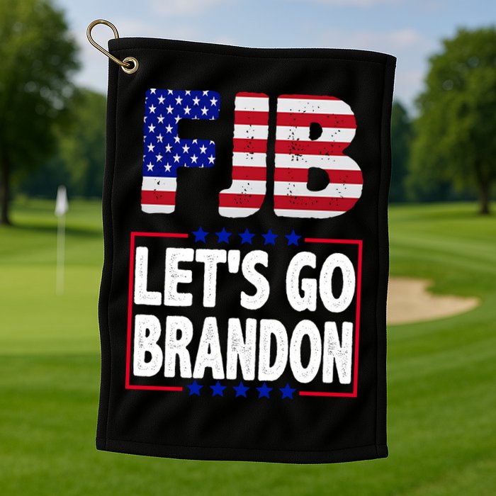 FJB F Joe Biden Lets Go Brandon Golf Towel