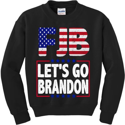 FJB F Joe Biden Lets Go Brandon Kids Sweatshirt