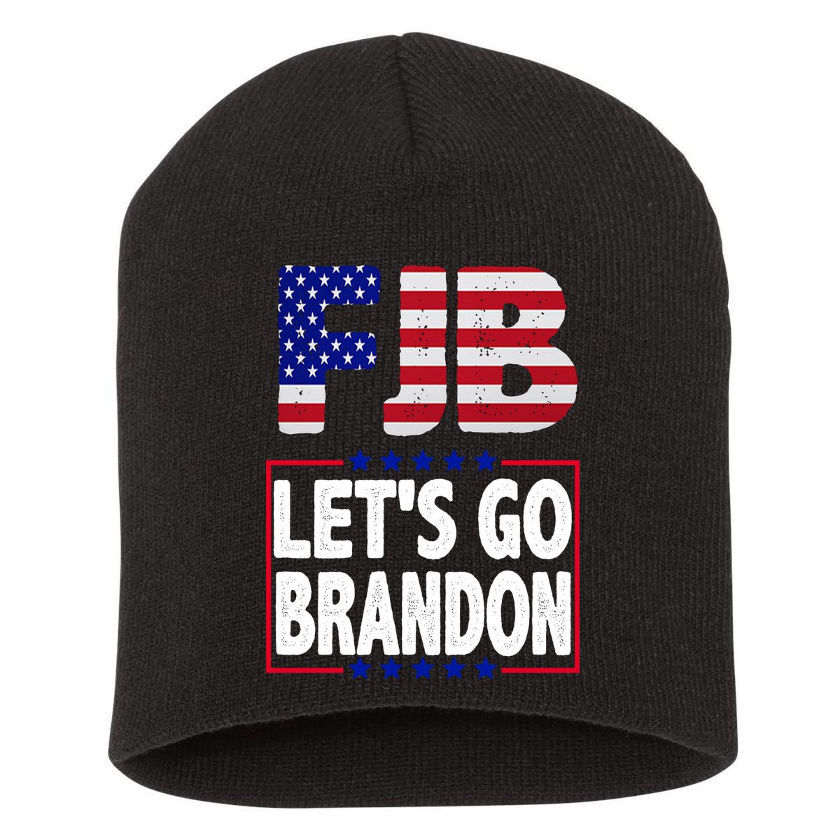 FJB F Joe Biden Lets Go Brandon Short Acrylic Beanie