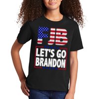 FJB F Joe Biden Lets Go Brandon Kids T-Shirt