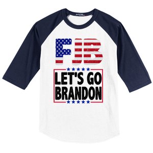 FJB F Joe Biden Lets Go Brandon Baseball Sleeve Shirt