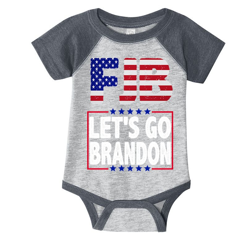 FJB F Joe Biden Lets Go Brandon Infant Baby Jersey Bodysuit