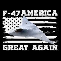 F47 Fighter Jet Aircraft US Flag F-47 Jet USA F47 Fighter Short Acrylic Beanie