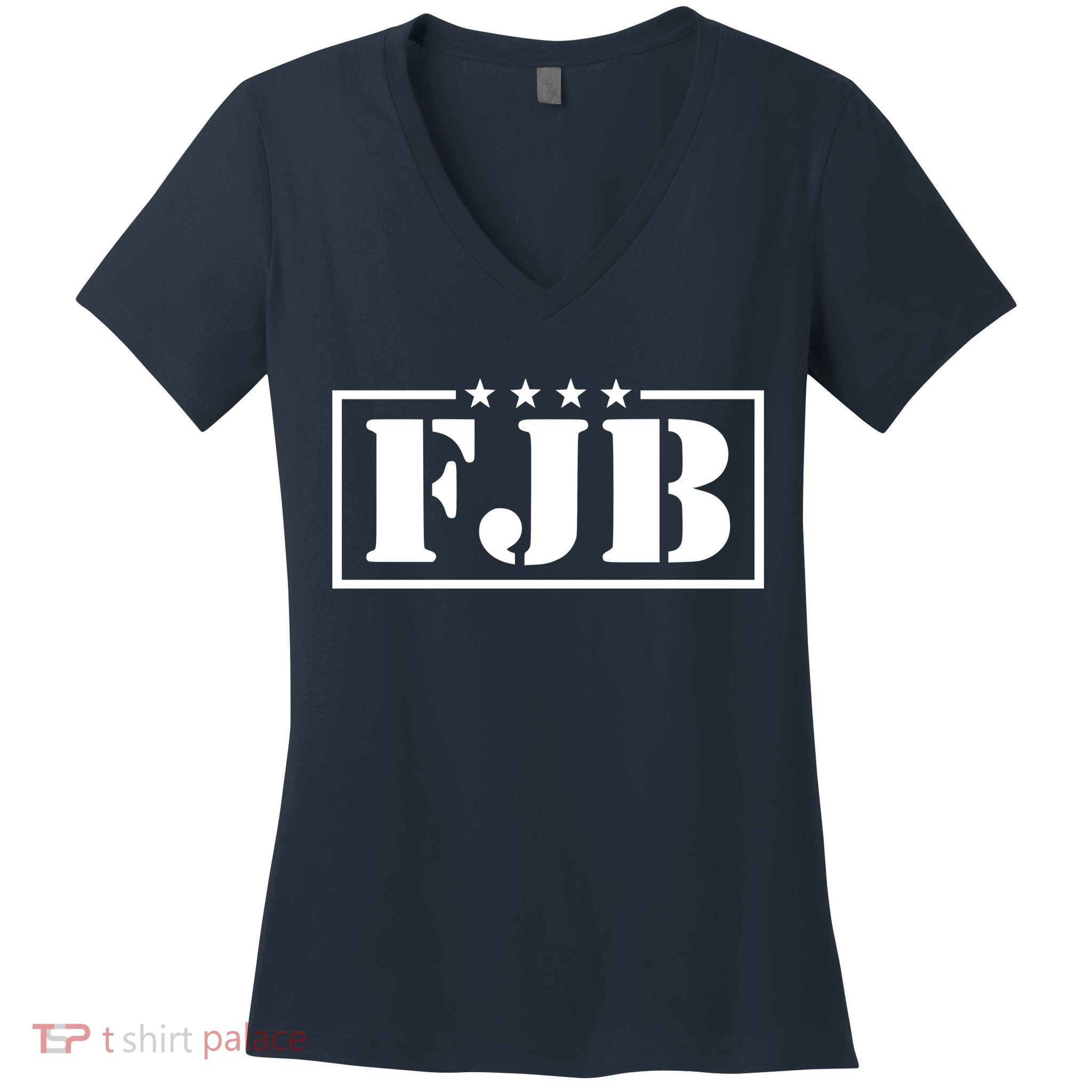 FJB F Joe Biden Anti Biden Military Women's V-Neck T-Shirt