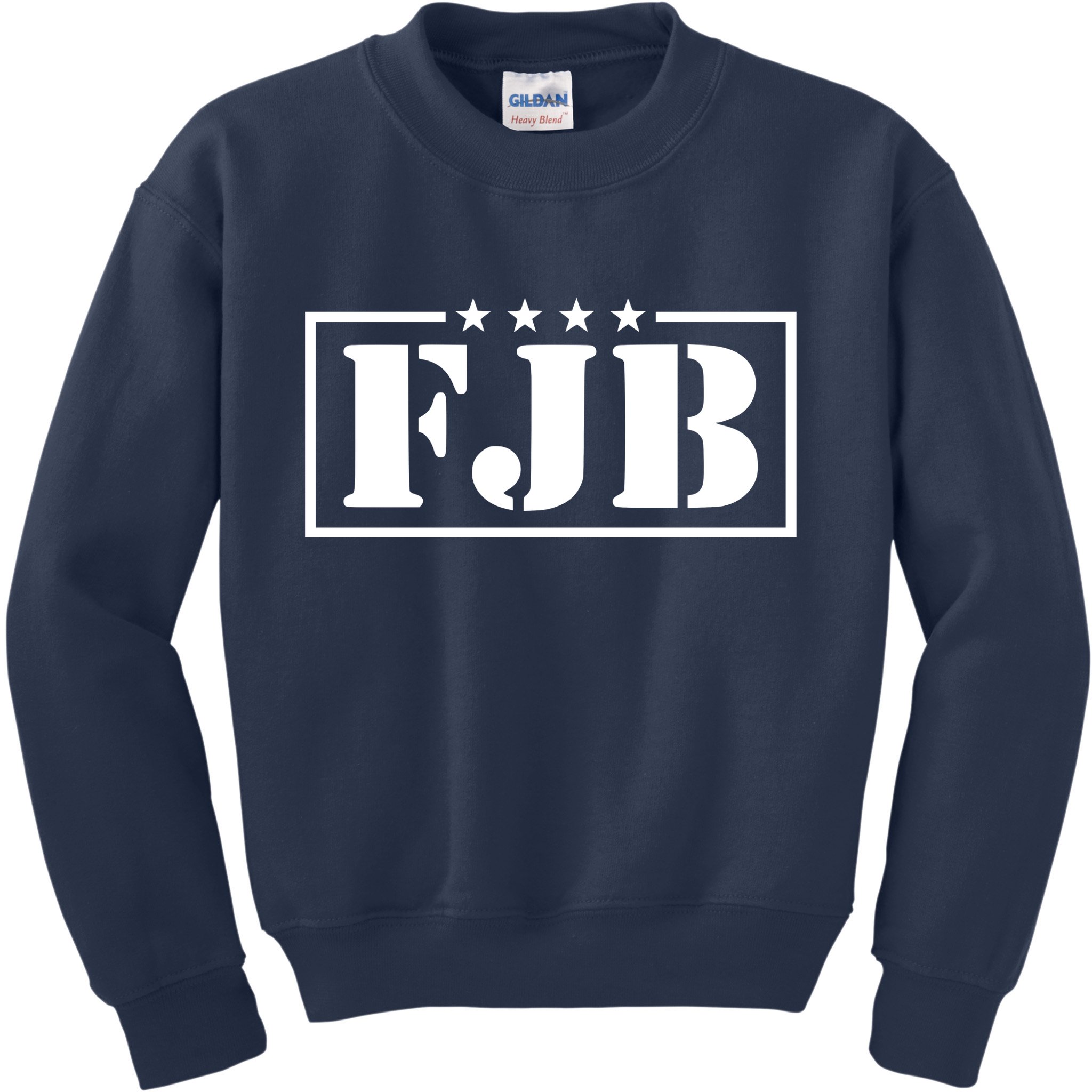 FJB F Joe Biden Anti Biden Military Kids Sweatshirt