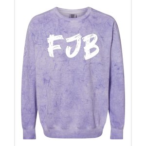 FJB Fuck Joe Biden Colorblast Crewneck Sweatshirt