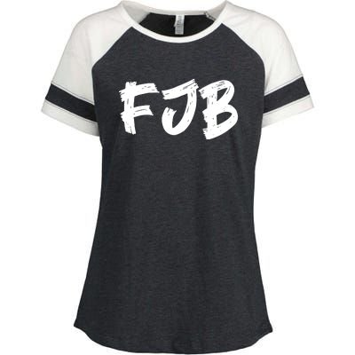 FJB Fuck Joe Biden Enza Ladies Jersey Colorblock Tee