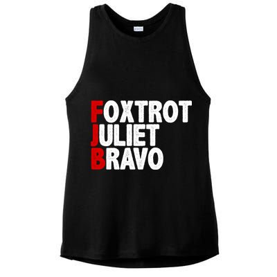 FJB Foxtrot Juliet Bravo Ladies PosiCharge Tri-Blend Wicking Tank