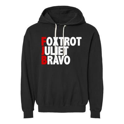 FJB Foxtrot Juliet Bravo Garment-Dyed Fleece Hoodie