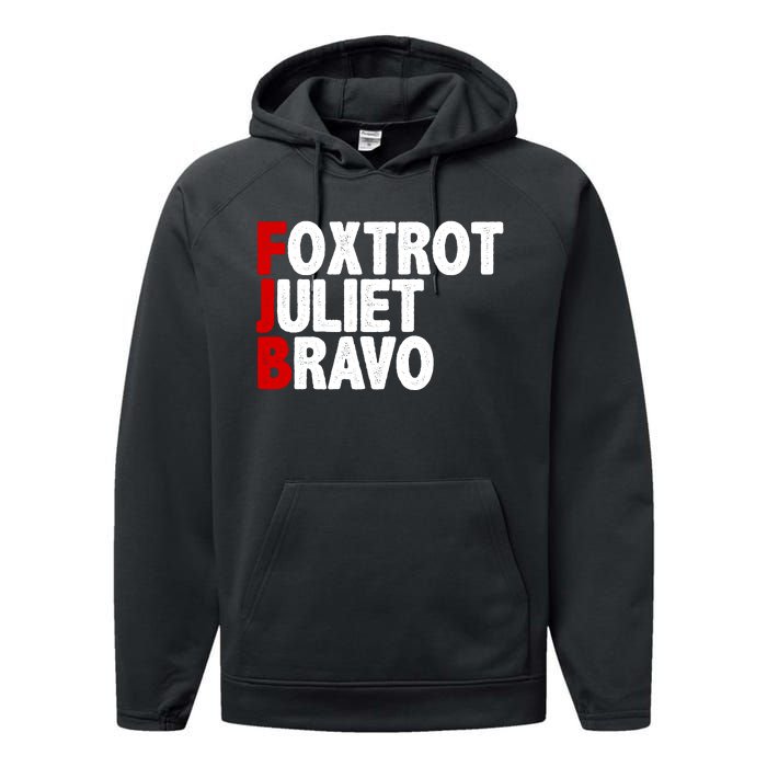 FJB Foxtrot Juliet Bravo Performance Fleece Hoodie