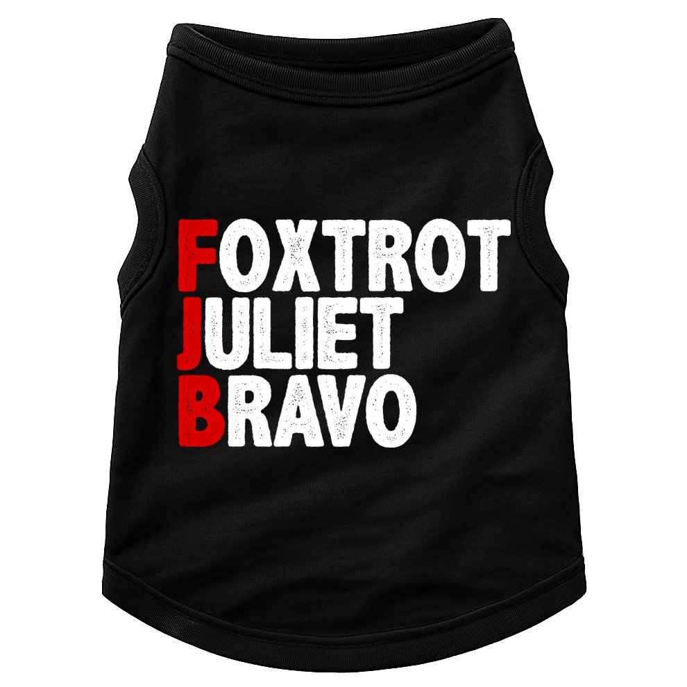 FJB Foxtrot Juliet Bravo Doggie Tank