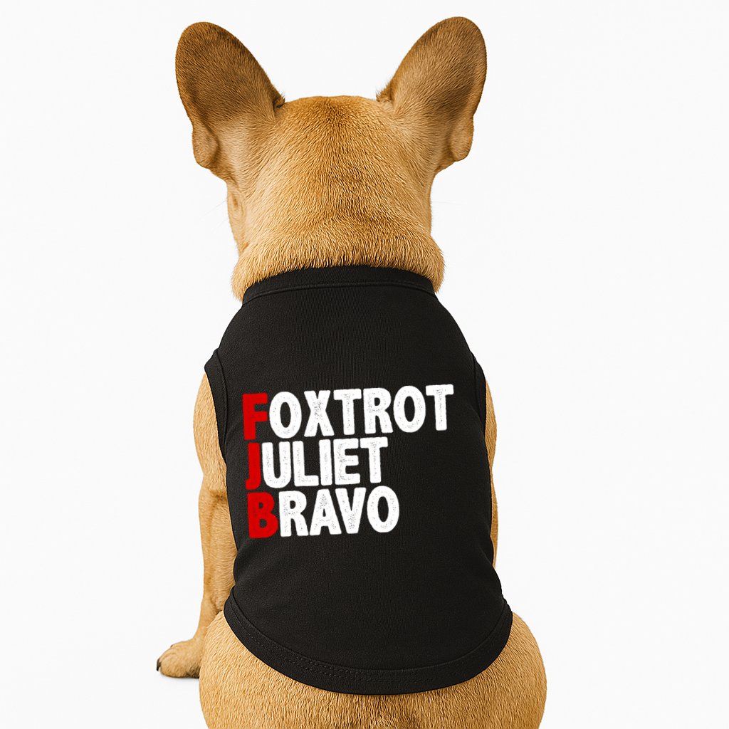 FJB Foxtrot Juliet Bravo Doggie Tank