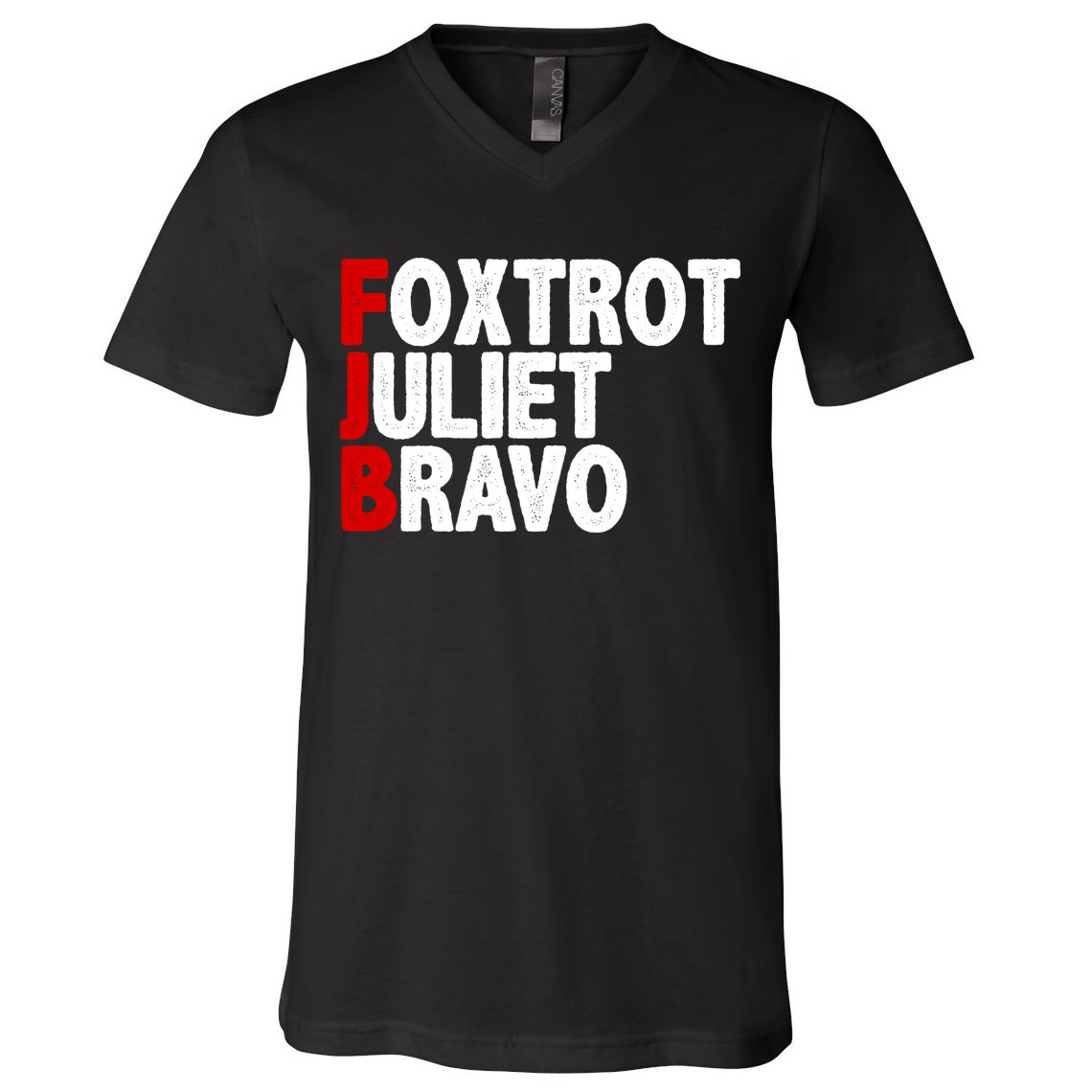 FJB Foxtrot Juliet Bravo V-Neck T-Shirt