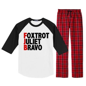 FJB Foxtrot Juliet Bravo Raglan Sleeve Pajama Set