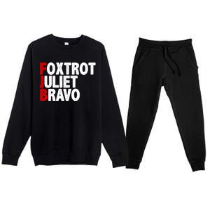 FJB Foxtrot Juliet Bravo Premium Crewneck Sweatsuit Set