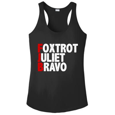 FJB Foxtrot Juliet Bravo Ladies PosiCharge Competitor Racerback Tank