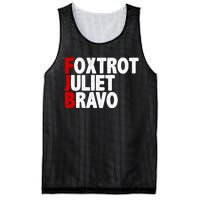 FJB Foxtrot Juliet Bravo Mesh Reversible Basketball Jersey Tank